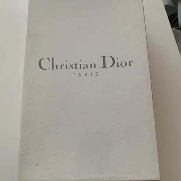 Christian Dior Navy and White Spectator Ankle Strap Heels - Picture 10 of 10